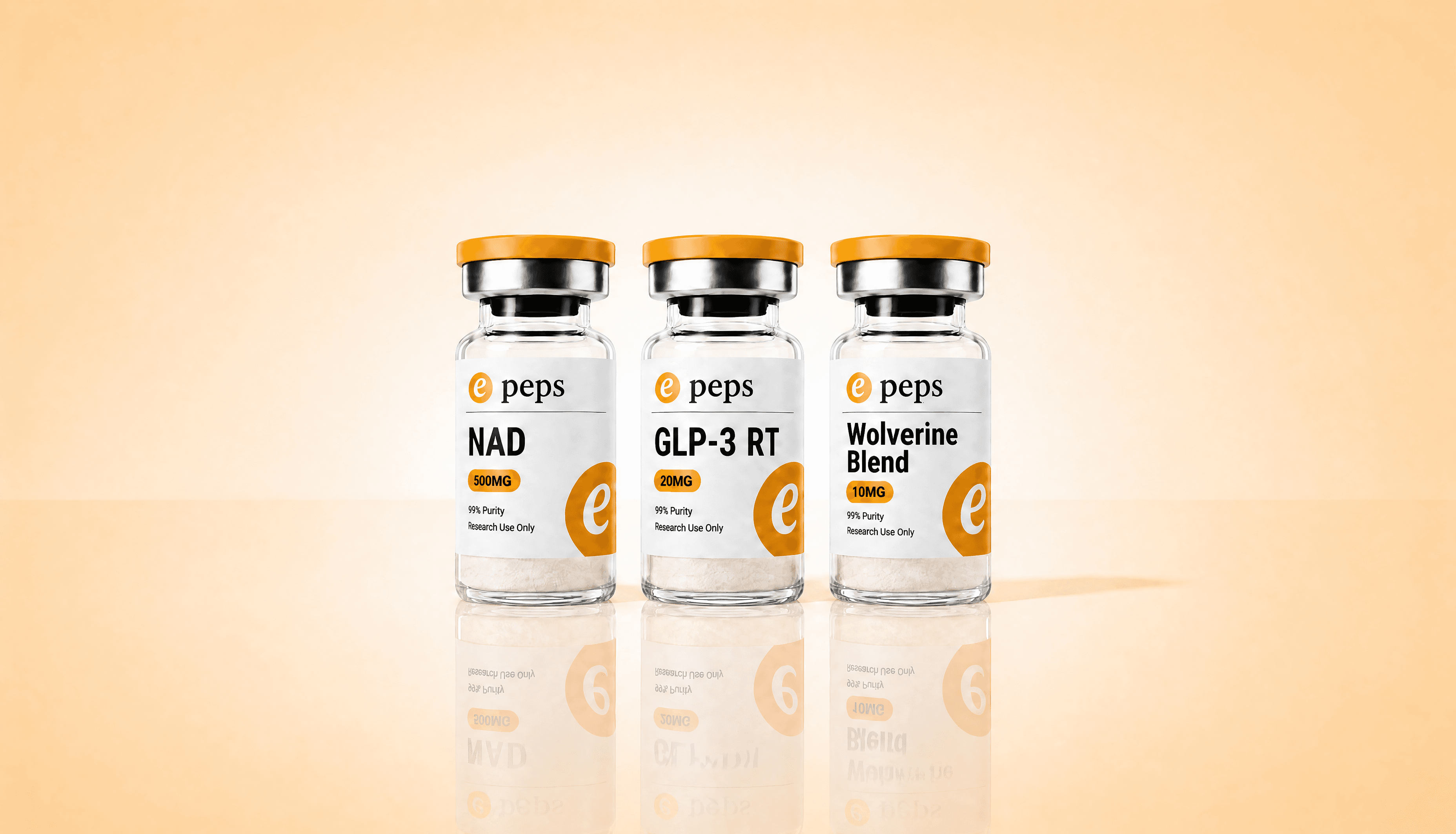 E Peps research vials